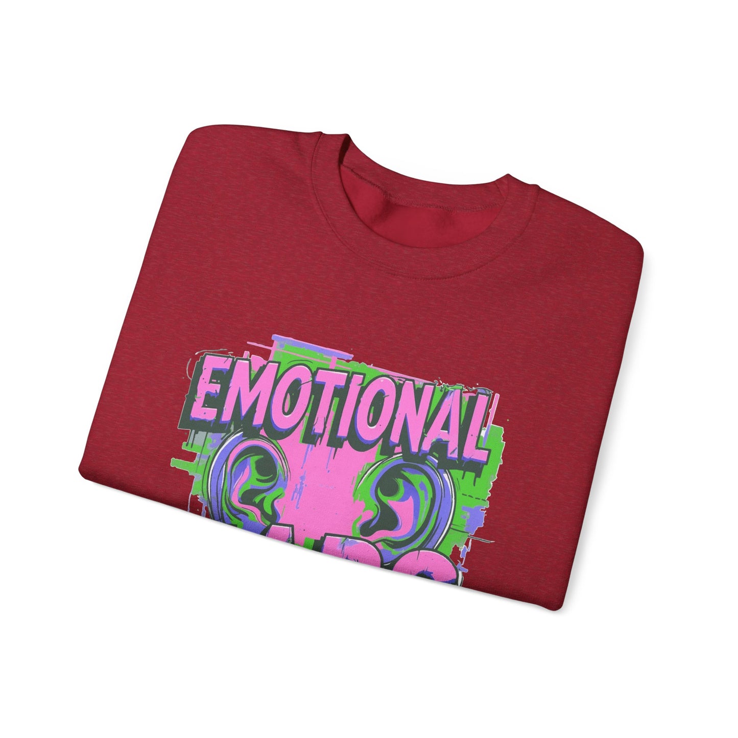Emotional Ears (Splash) | Unisex Heavy Blend™ Crewneck Sweatshirt