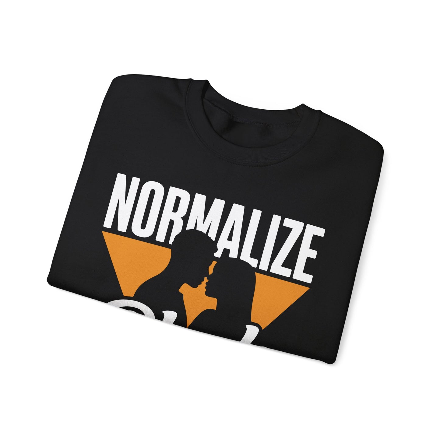 Normalize Black Love | Unisex Heavy Blend™ Crewneck Sweatshirt