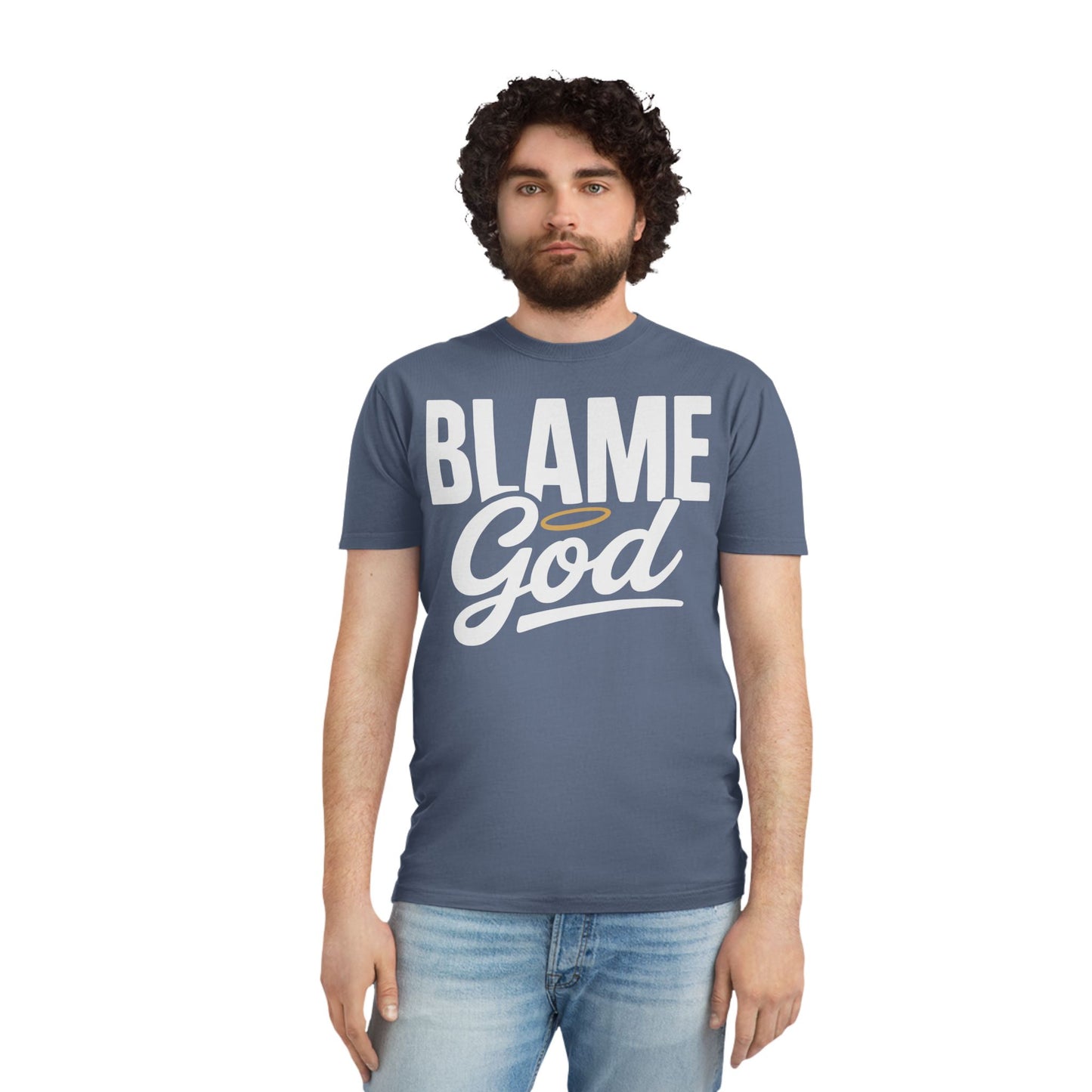 Blame God (Halo) | Unisex Faded Shirt