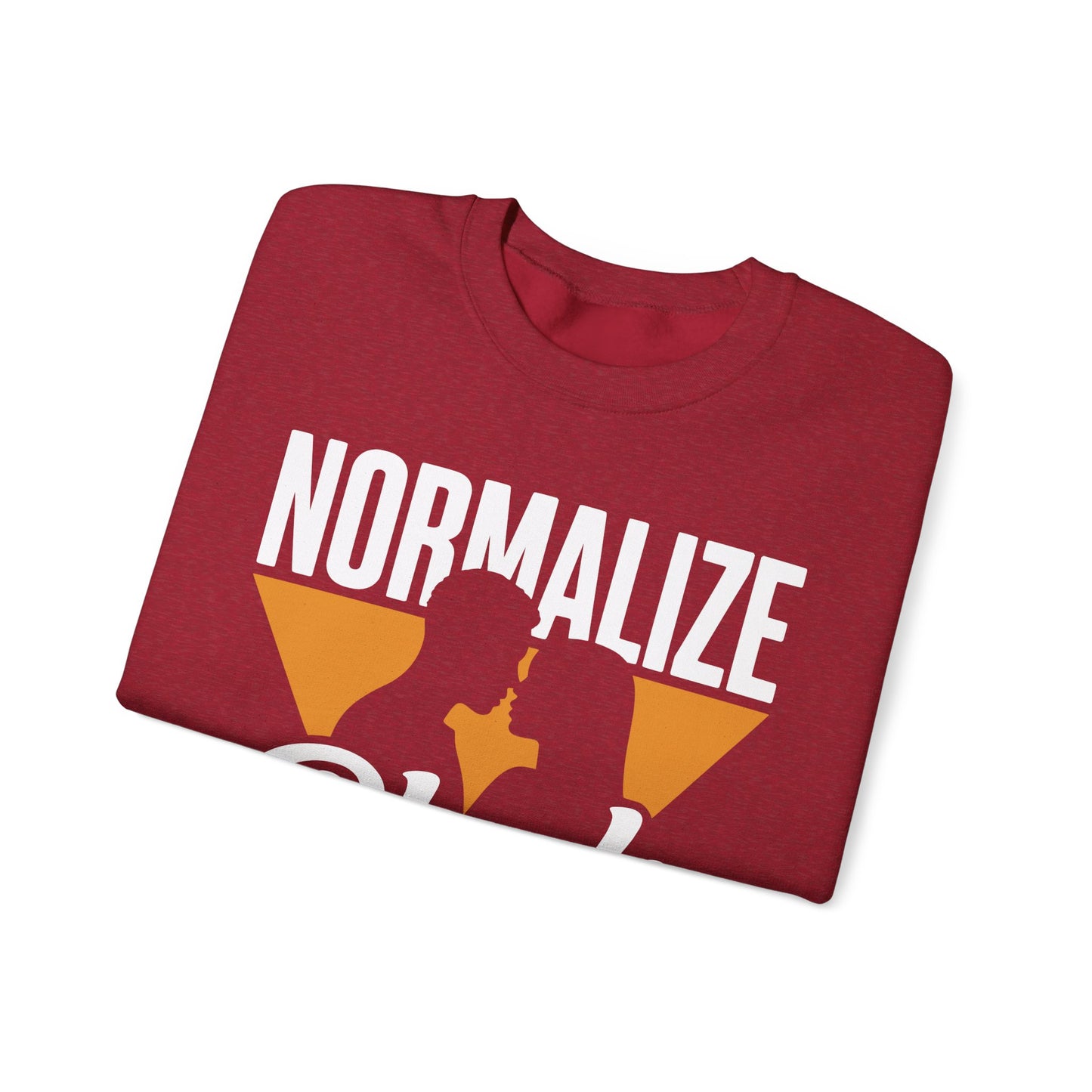 Normalize Black Love | Unisex Heavy Blend™ Crewneck Sweatshirt