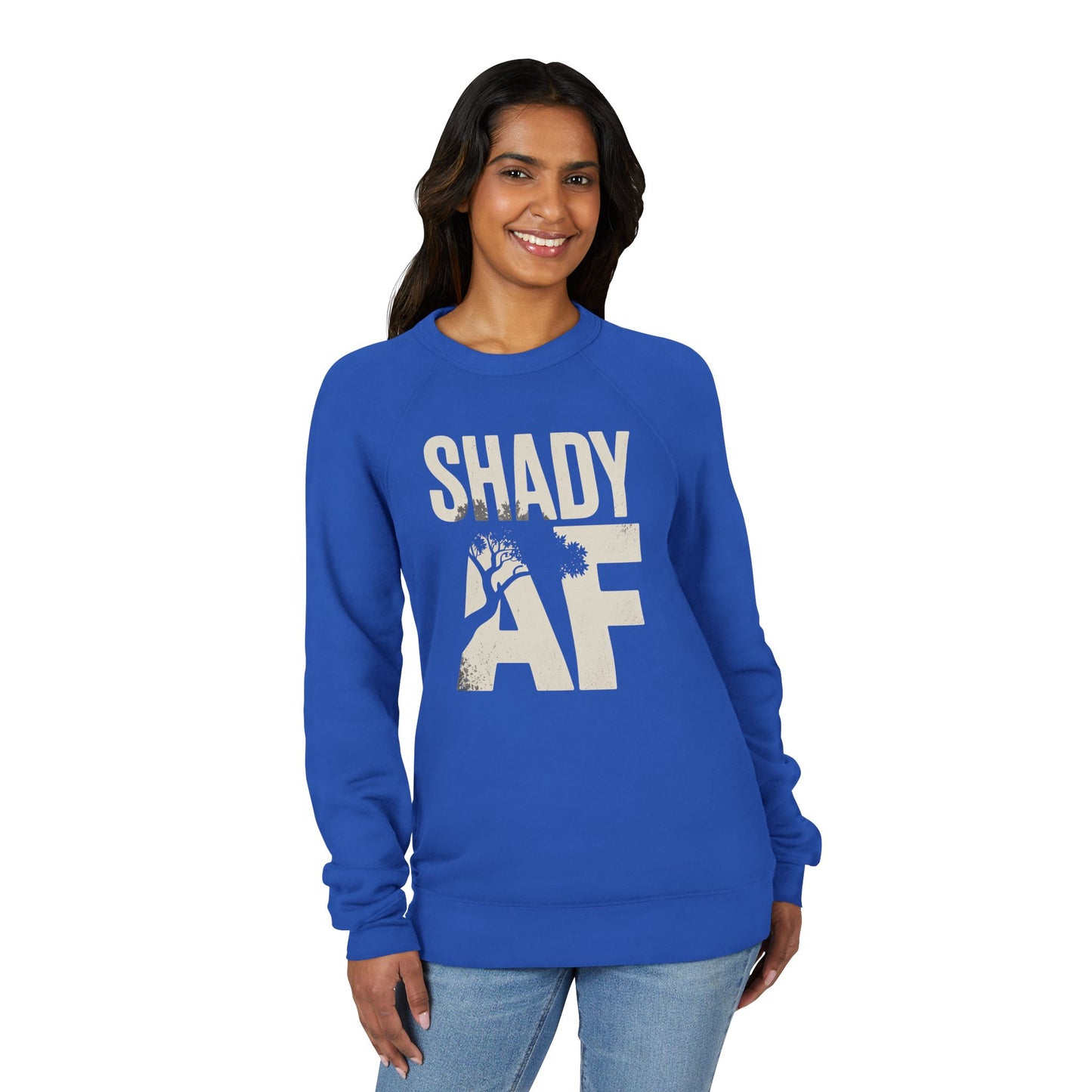 Shady AF | Unisex Sponge Fleece Raglan Sweatshirt