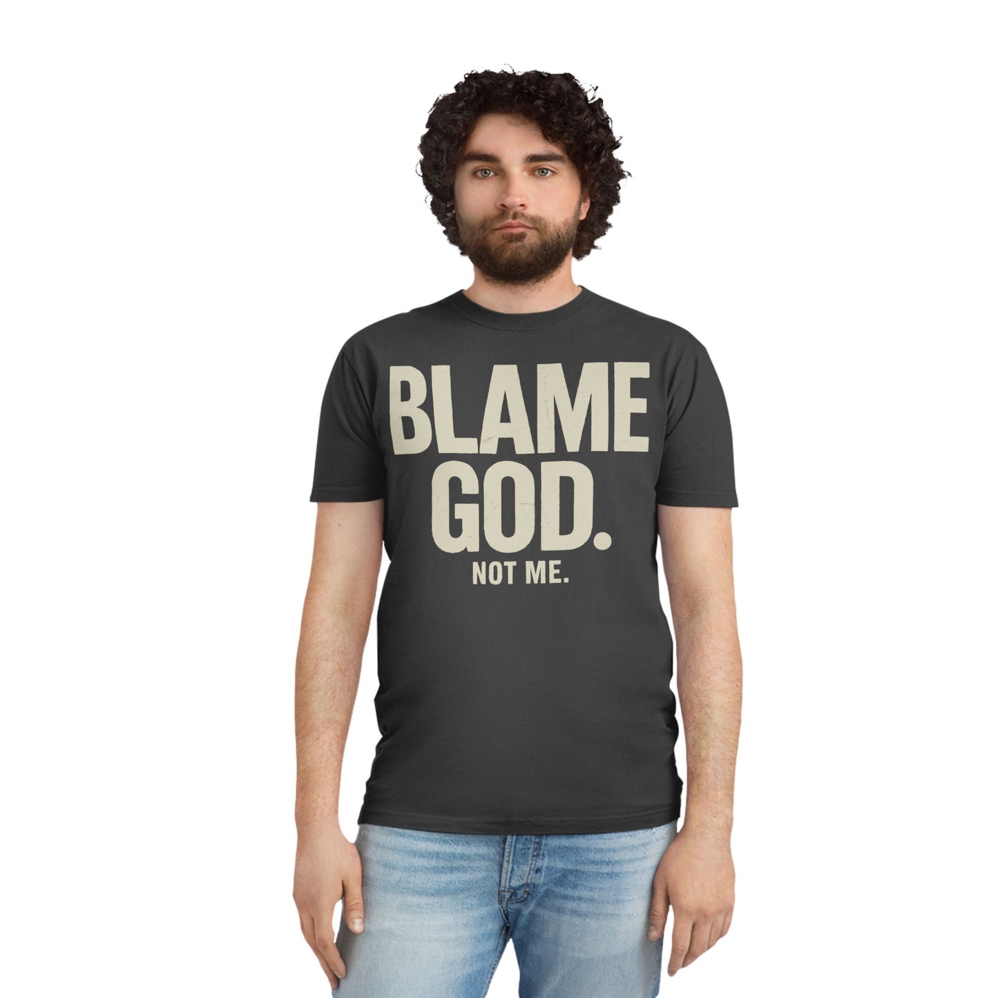 Blame God (Not Me) | Unisex Faded Shirt
