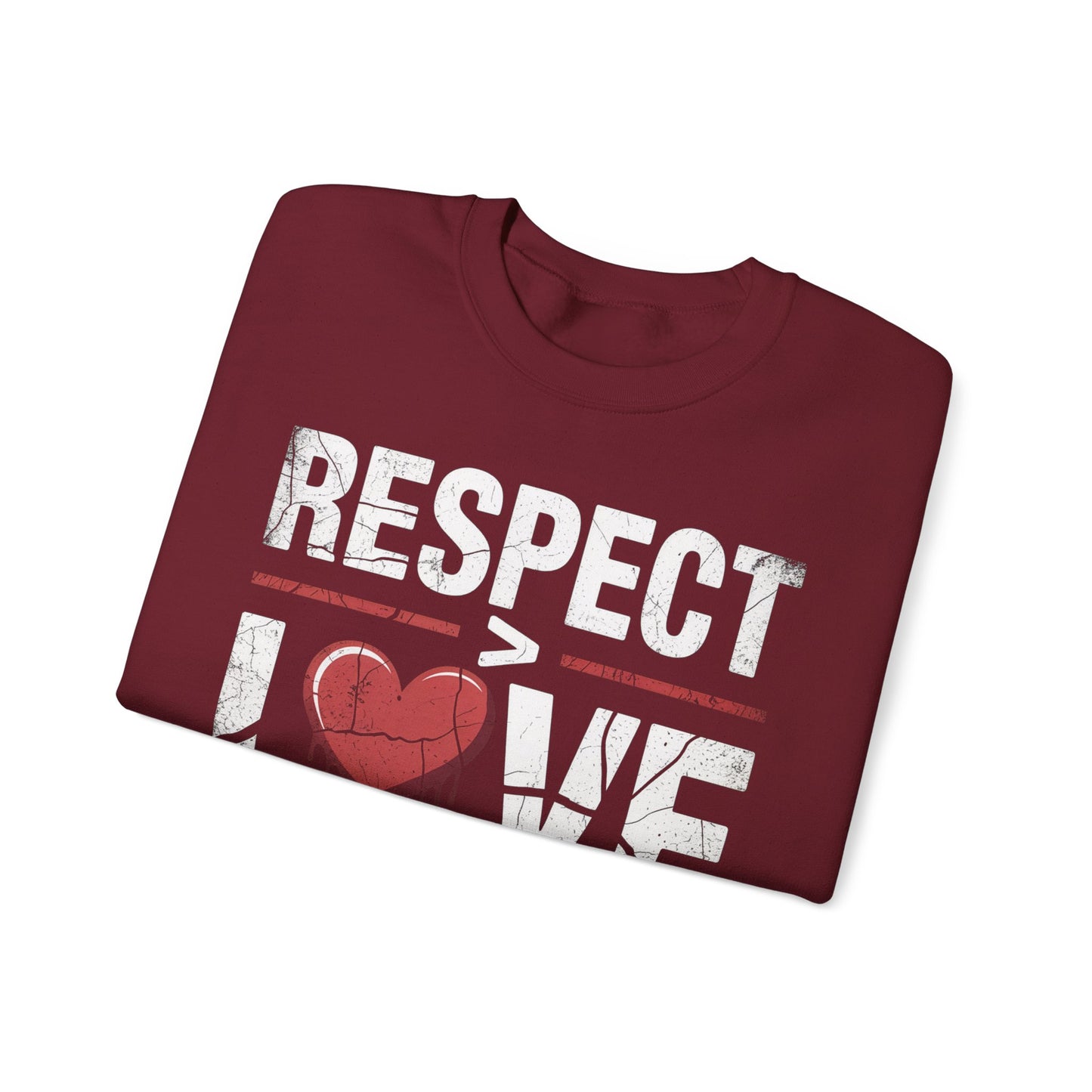 Respect > Love | Unisex Heavy Blend™ Crewneck Sweatshirt