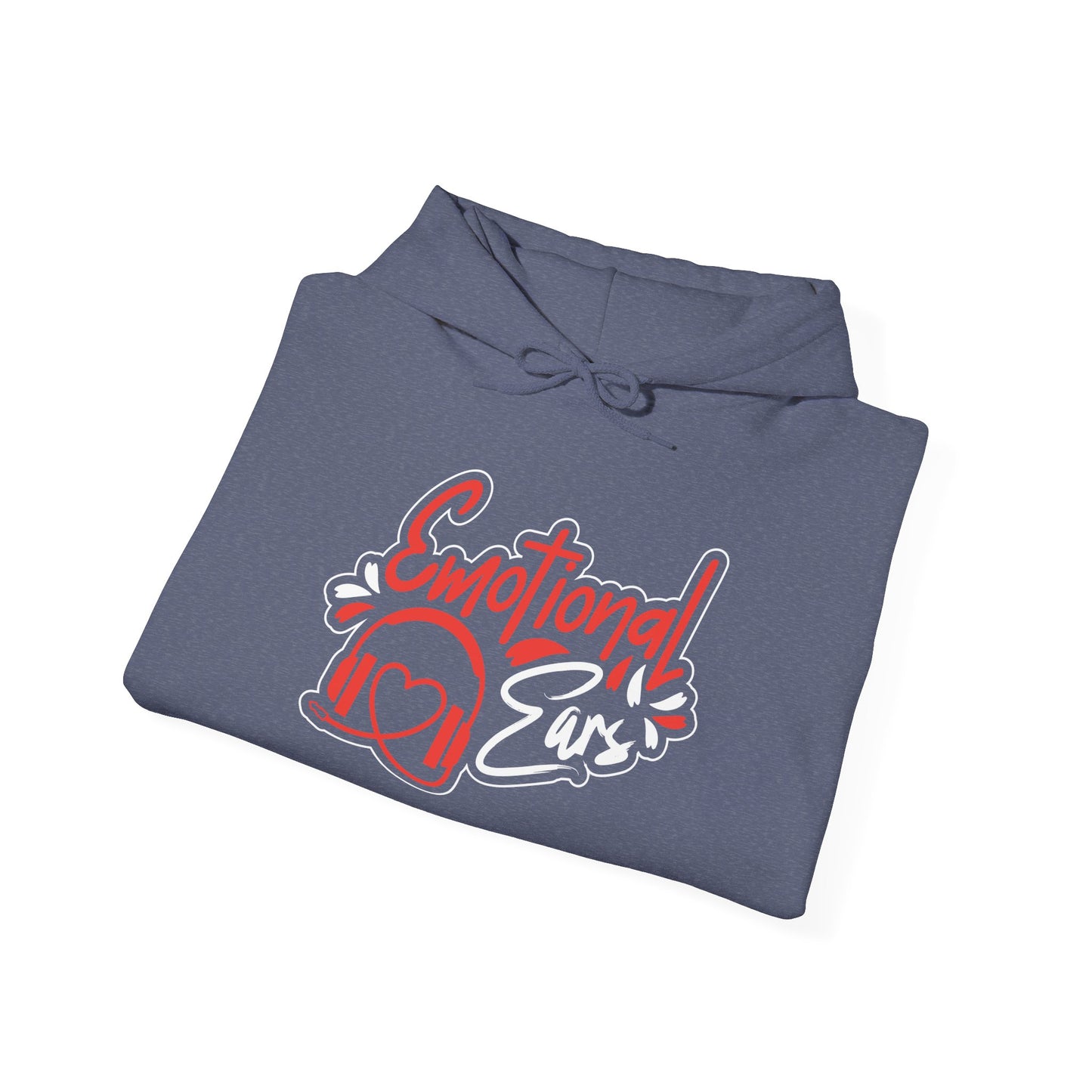 Emotional Ears (Headphones) | Unisex Heavy Blend™ Hooded Sweatshirt