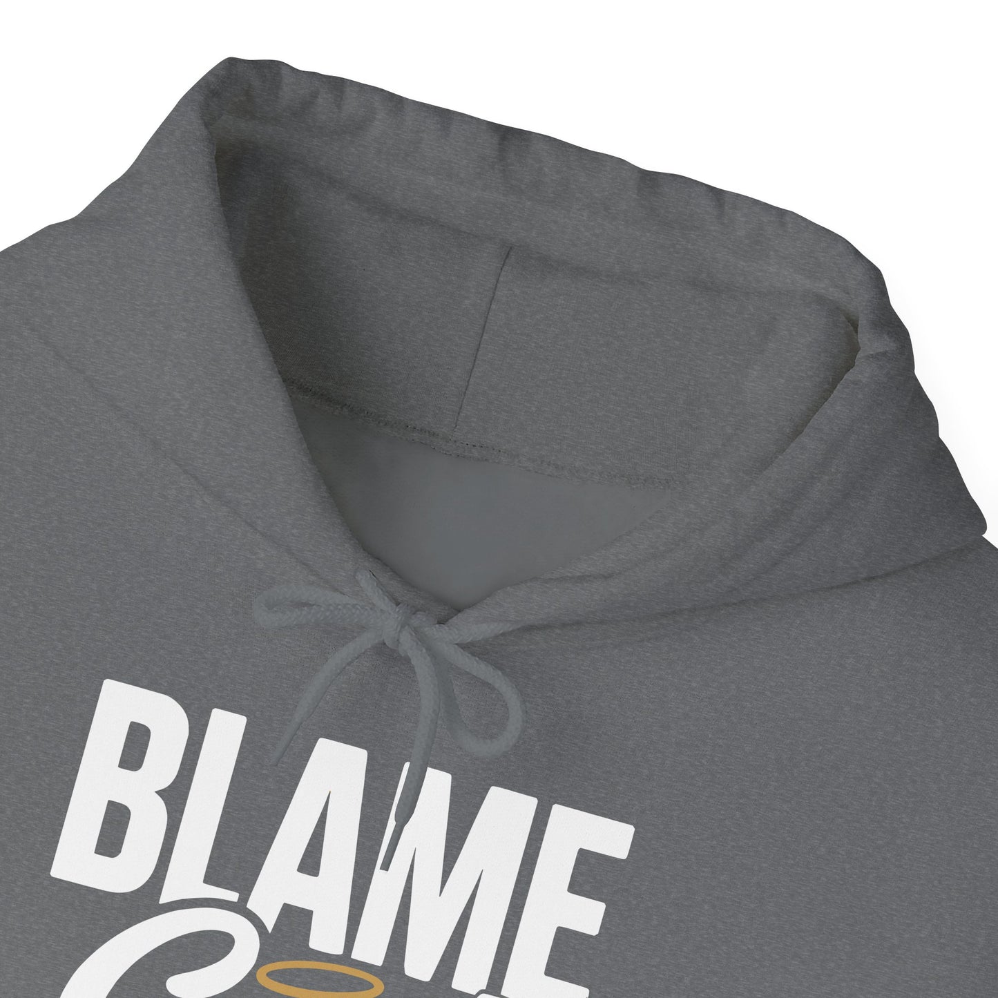 Blame God (Halo) | Unisex Heavy Blend™ Hooded Sweatshirt
