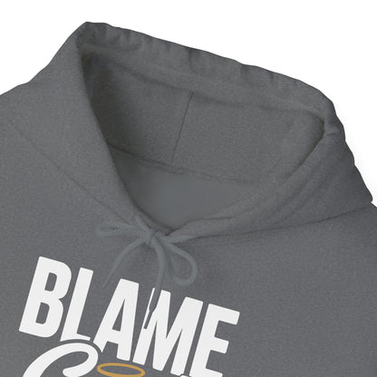 Blame God (Halo) | Unisex Heavy Blend™ Hooded Sweatshirt