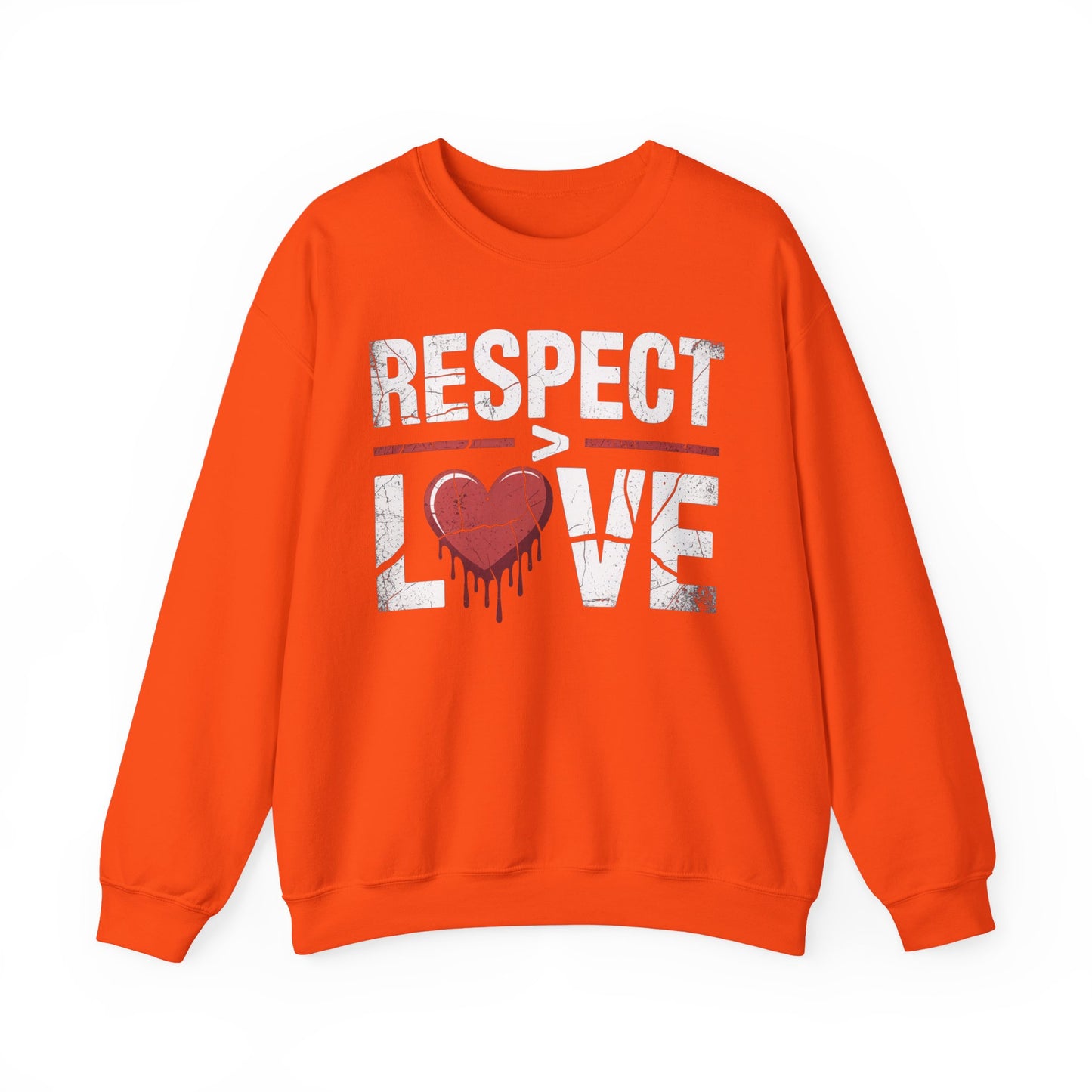 Respect > Love | Unisex Heavy Blend™ Crewneck Sweatshirt