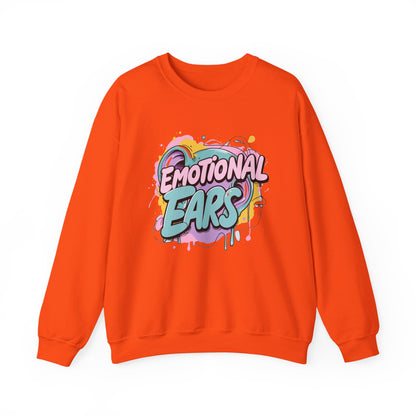 Emotional Ears (Paint) | Unisex Heavy Blend™ Crewneck Sweatshirt