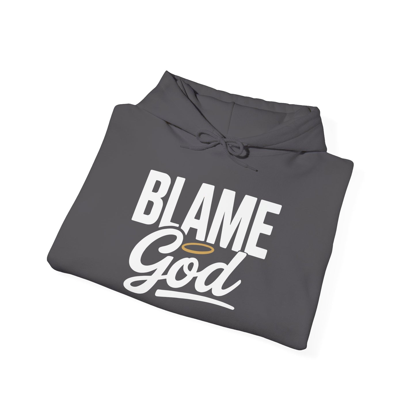 Blame God (Halo) | Unisex Heavy Blend™ Hooded Sweatshirt