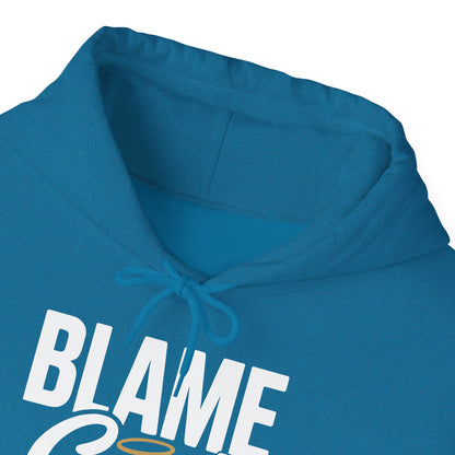 Blame God (Halo) | Unisex Heavy Blend™ Hooded Sweatshirt