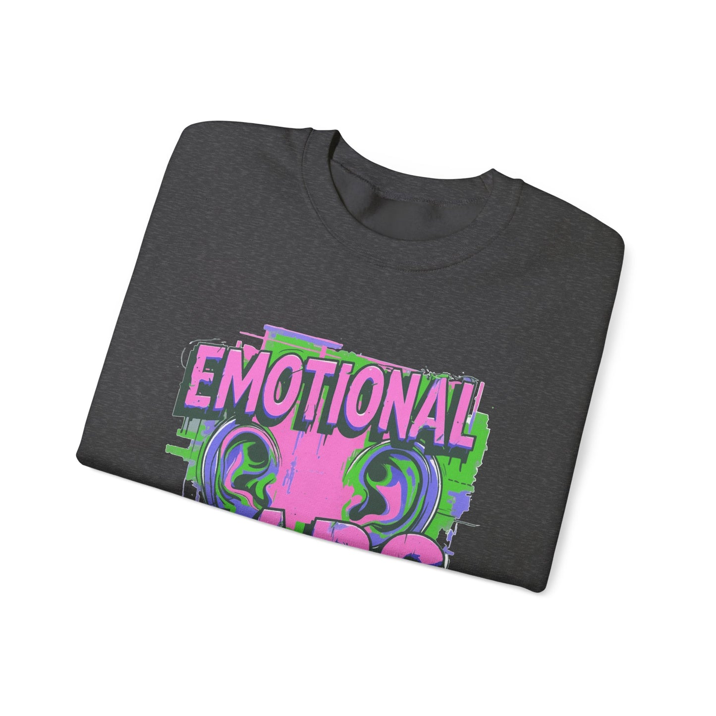 Emotional Ears (Splash) | Unisex Heavy Blend™ Crewneck Sweatshirt