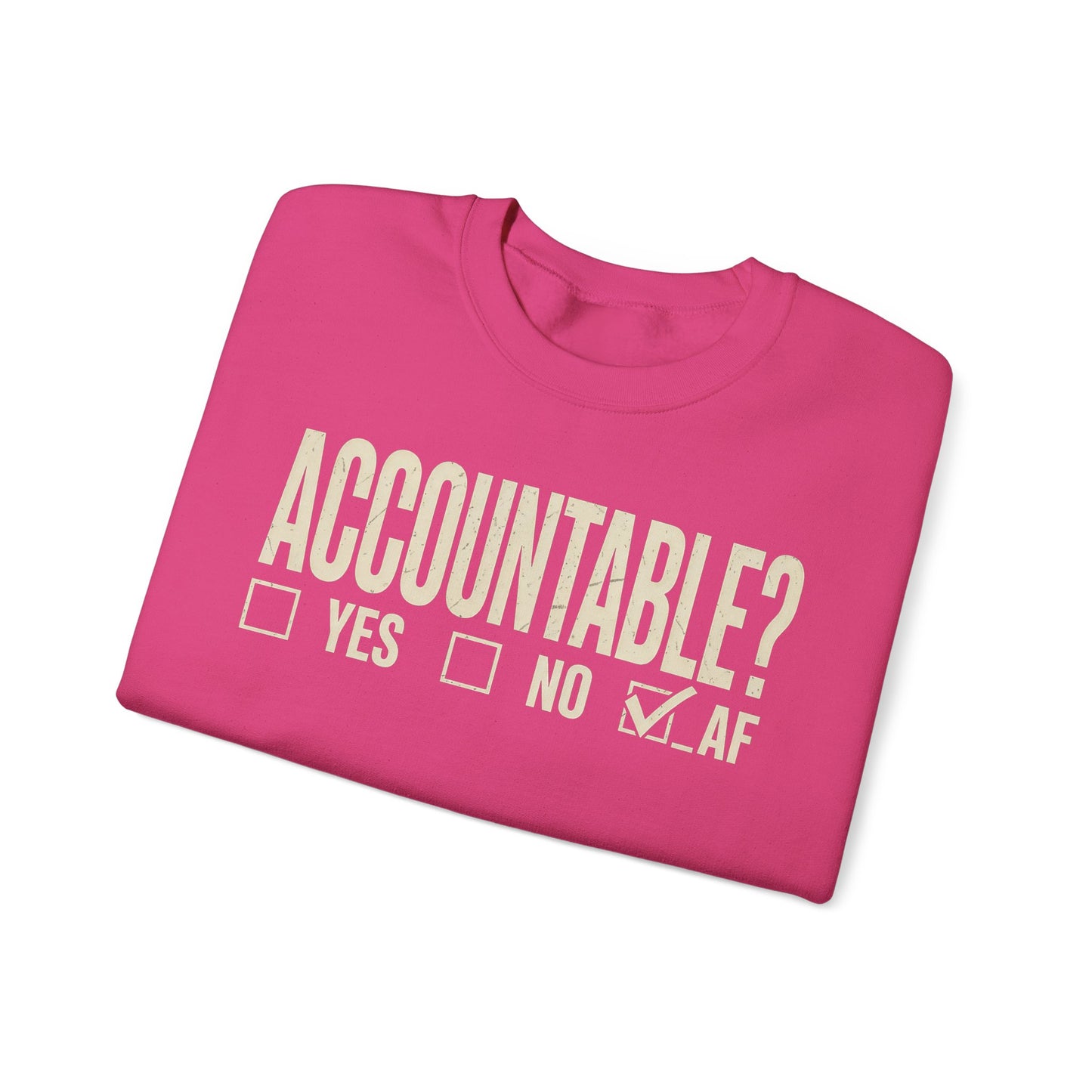 Accountable AF | Unisex Heavy Blend™ Crewneck Sweatshirt