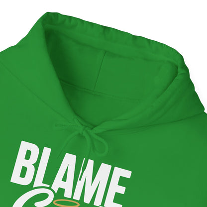 Blame God (Halo) | Unisex Heavy Blend™ Hooded Sweatshirt