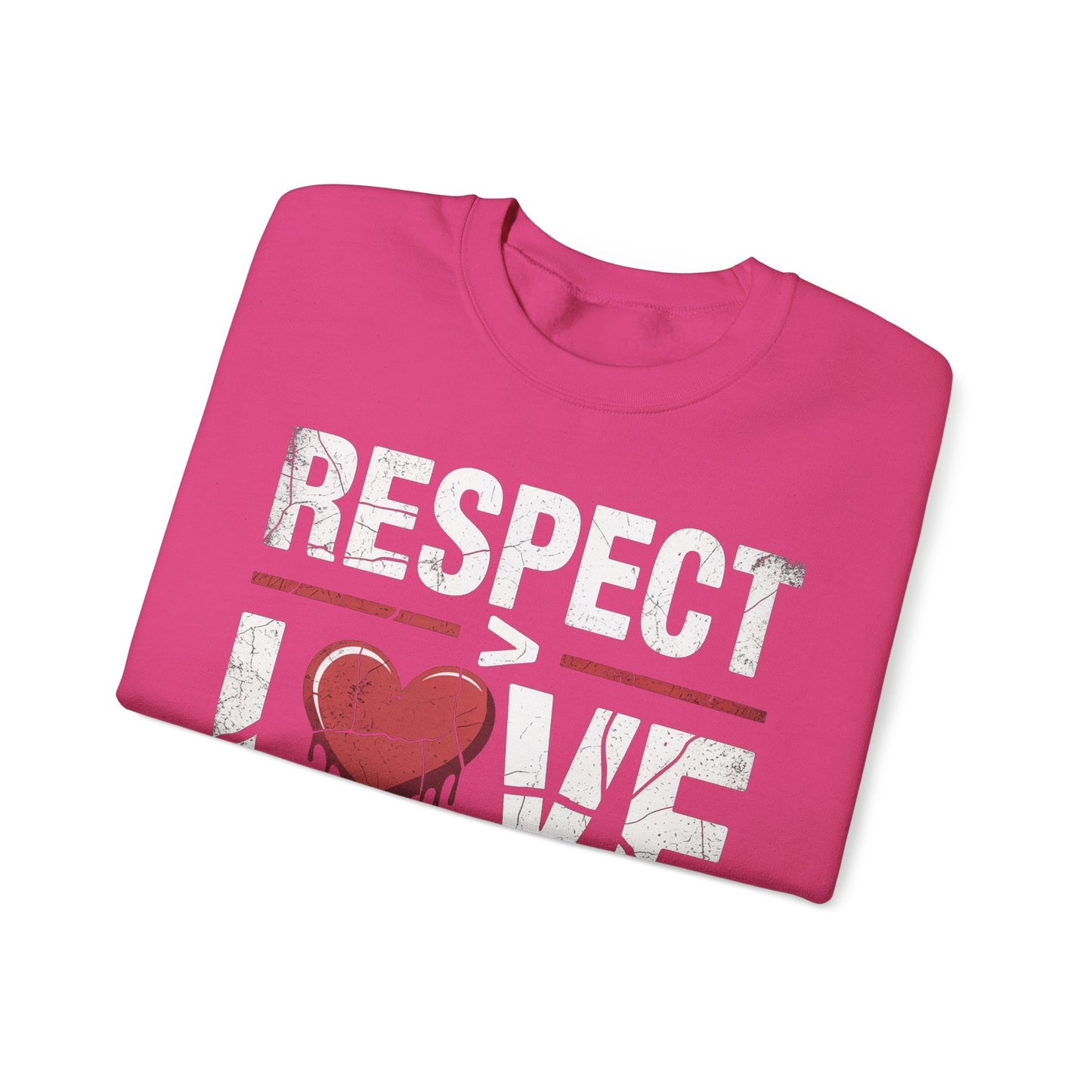 Respect > Love | Unisex Heavy Blend™ Crewneck Sweatshirt
