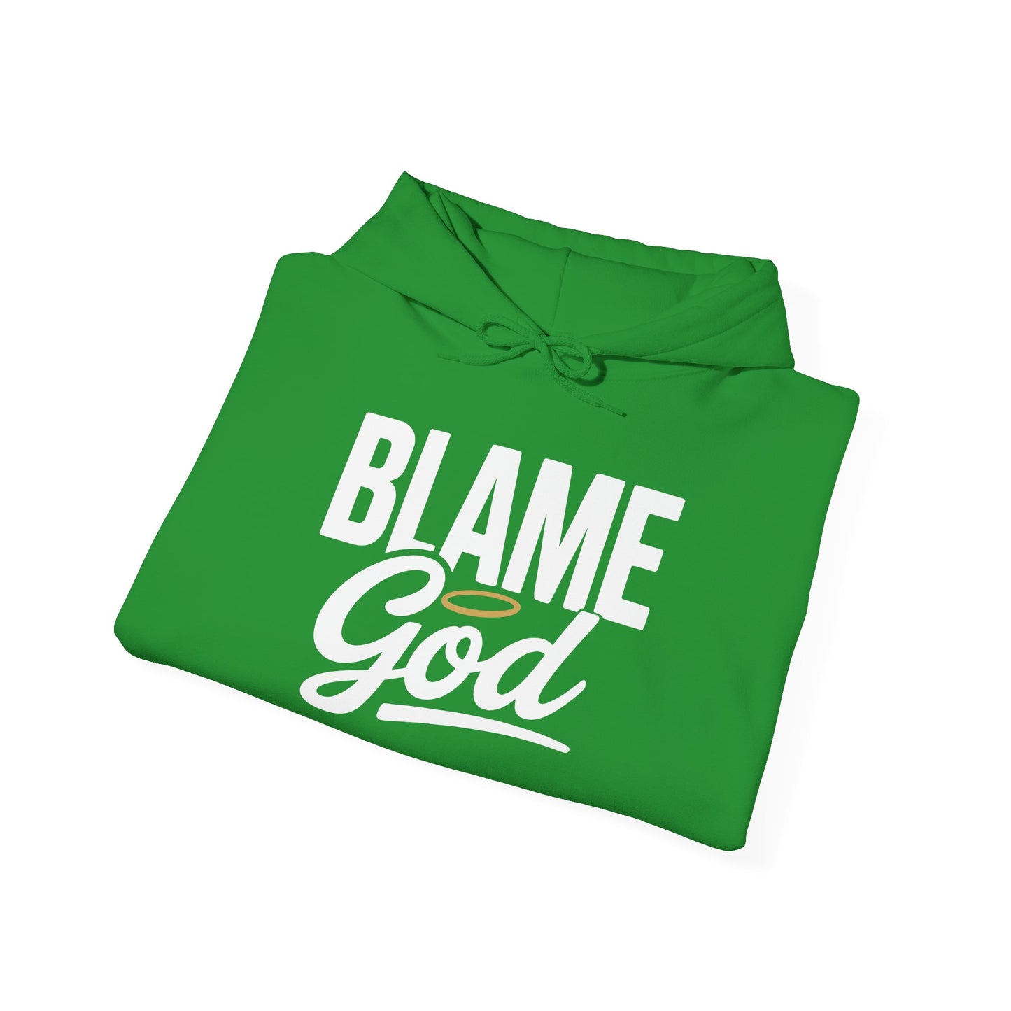 Blame God (Halo) | Unisex Heavy Blend™ Hooded Sweatshirt