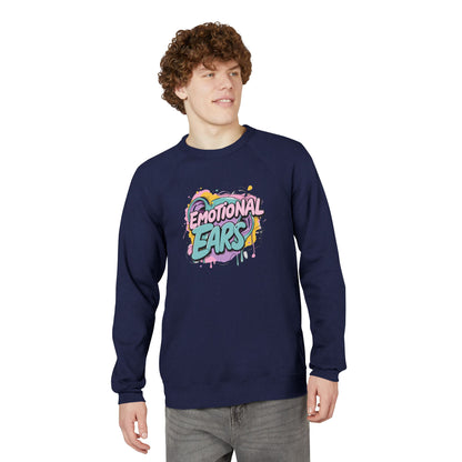 Emotional Ears (Paint) | Unisex Sponge Fleece Raglan Sweatshirt