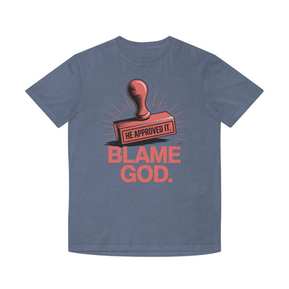 Blame God (Stamp) | Unisex Faded Shirt
