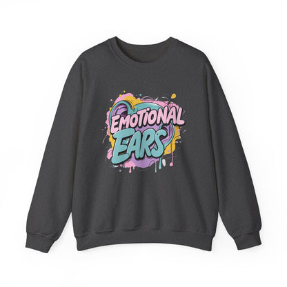 Emotional Ears (Paint) | Unisex Heavy Blend™ Crewneck Sweatshirt