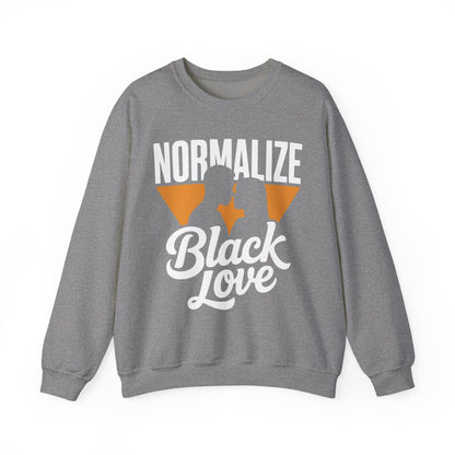 Normalize Black Love | Unisex Heavy Blend™ Crewneck Sweatshirt