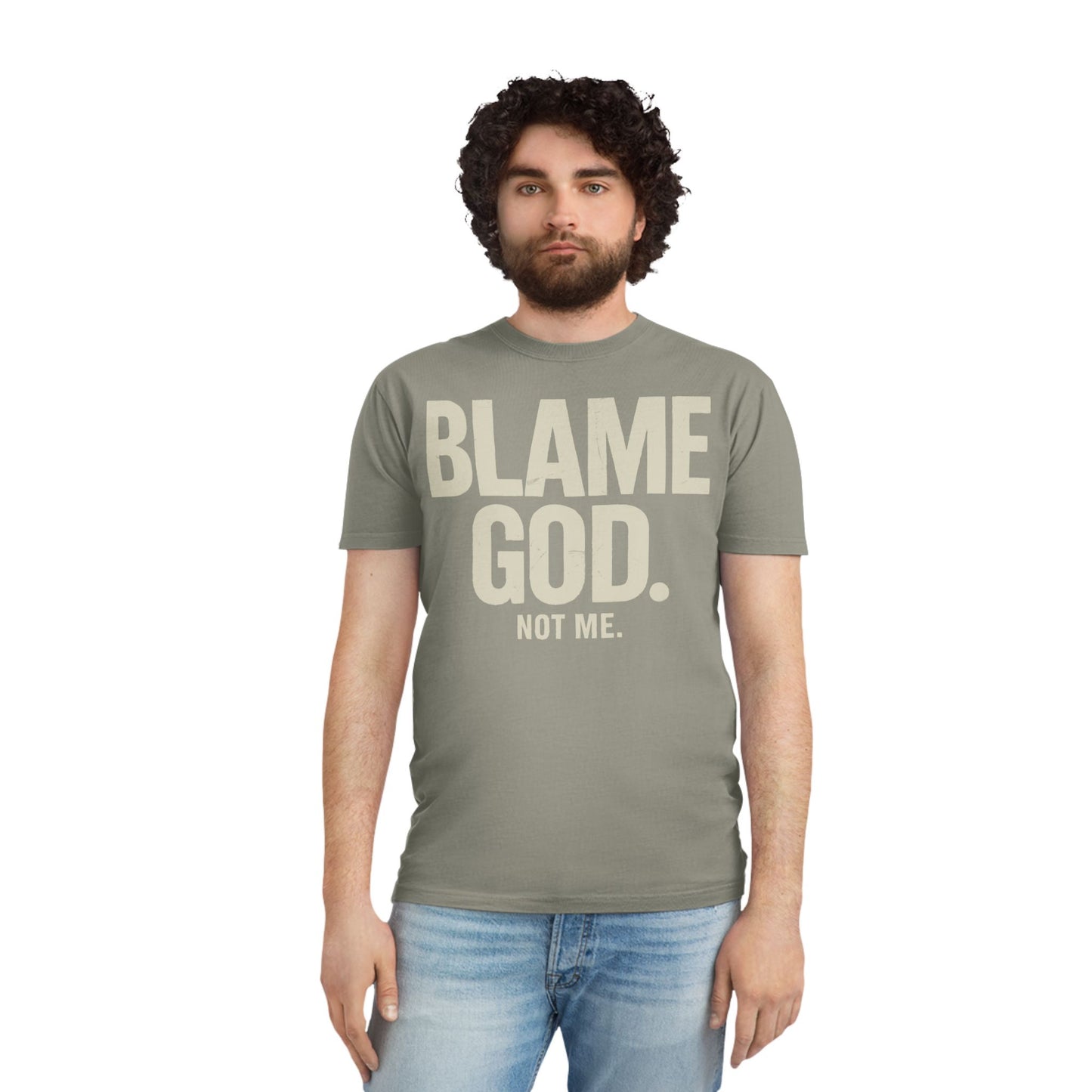 Blame God (Not Me) | Unisex Faded Shirt