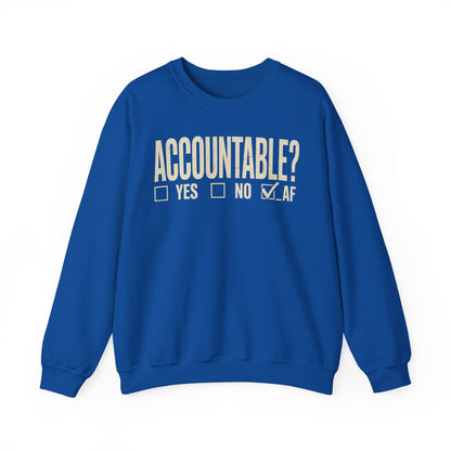 Accountable AF | Unisex Heavy Blend™ Crewneck Sweatshirt