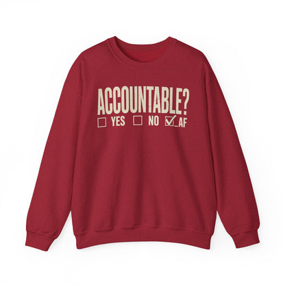 Accountable AF | Unisex Heavy Blend™ Crewneck Sweatshirt