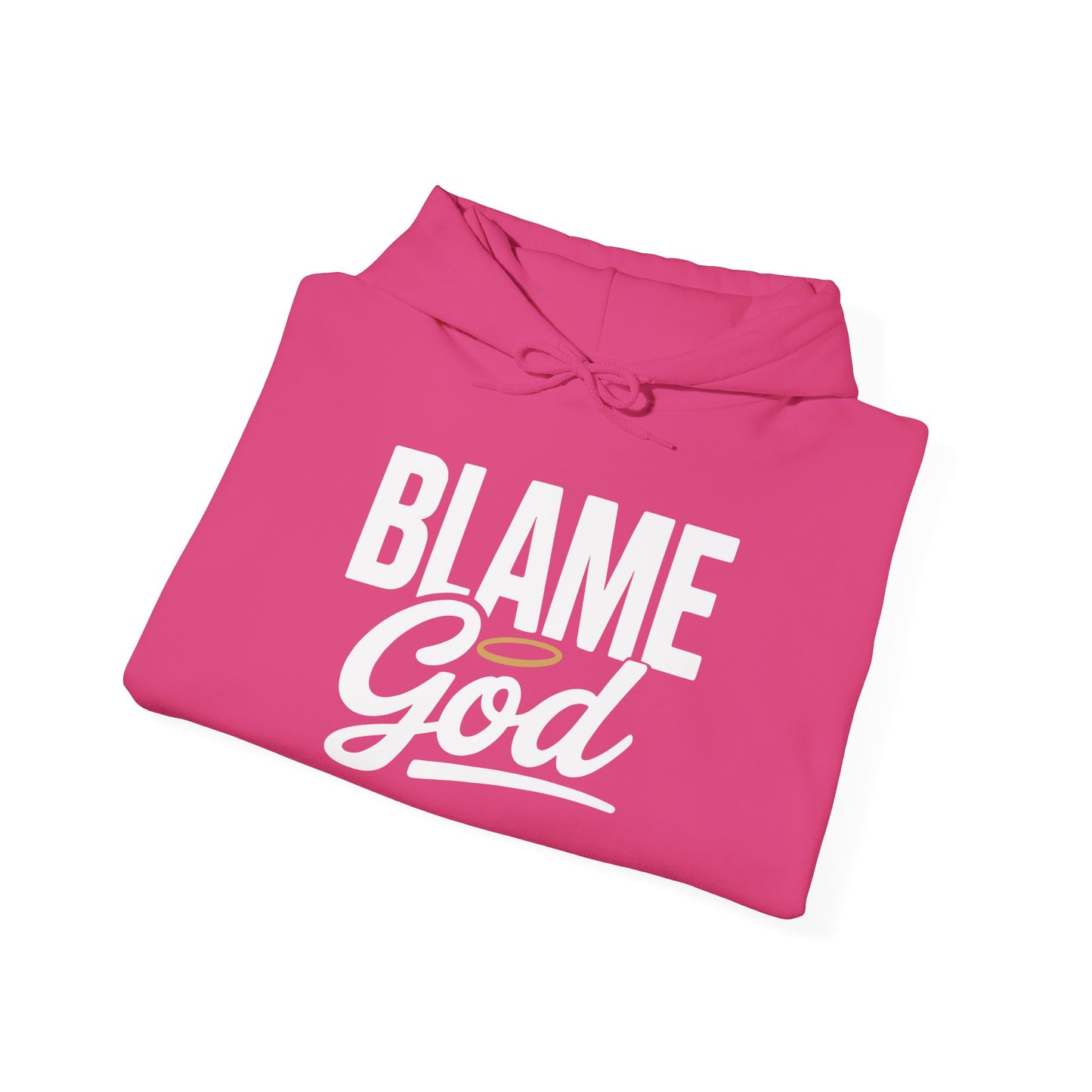 Blame God (Halo) | Unisex Heavy Blend™ Hooded Sweatshirt