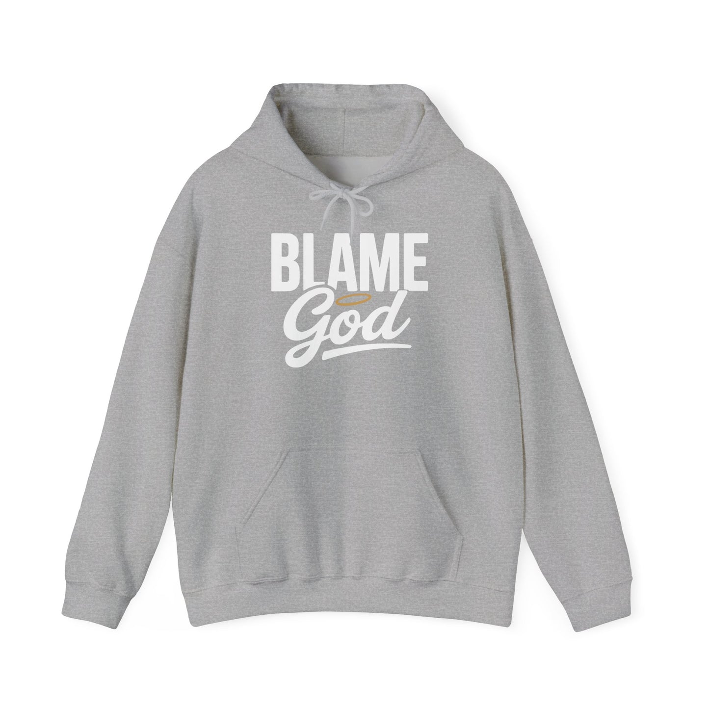 Blame God (Halo) | Unisex Heavy Blend™ Hooded Sweatshirt