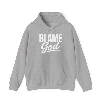 Blame God (Halo) | Unisex Heavy Blend™ Hooded Sweatshirt