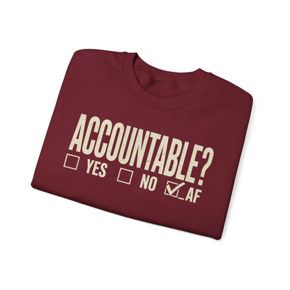 Accountable AF | Unisex Heavy Blend™ Crewneck Sweatshirt