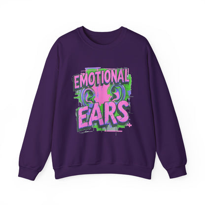 Emotional Ears (Splash) | Unisex Heavy Blend™ Crewneck Sweatshirt