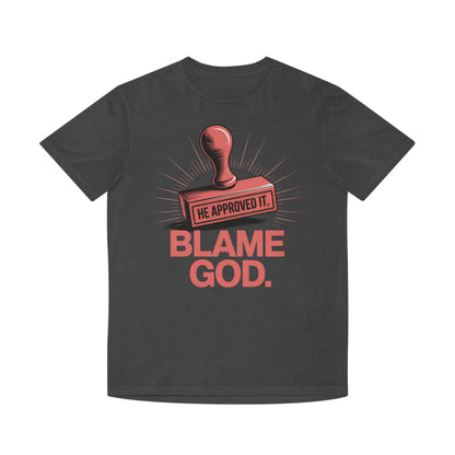 Blame God (Stamp) | Unisex Faded Shirt