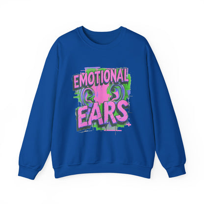 Emotional Ears (Splash) | Unisex Heavy Blend™ Crewneck Sweatshirt