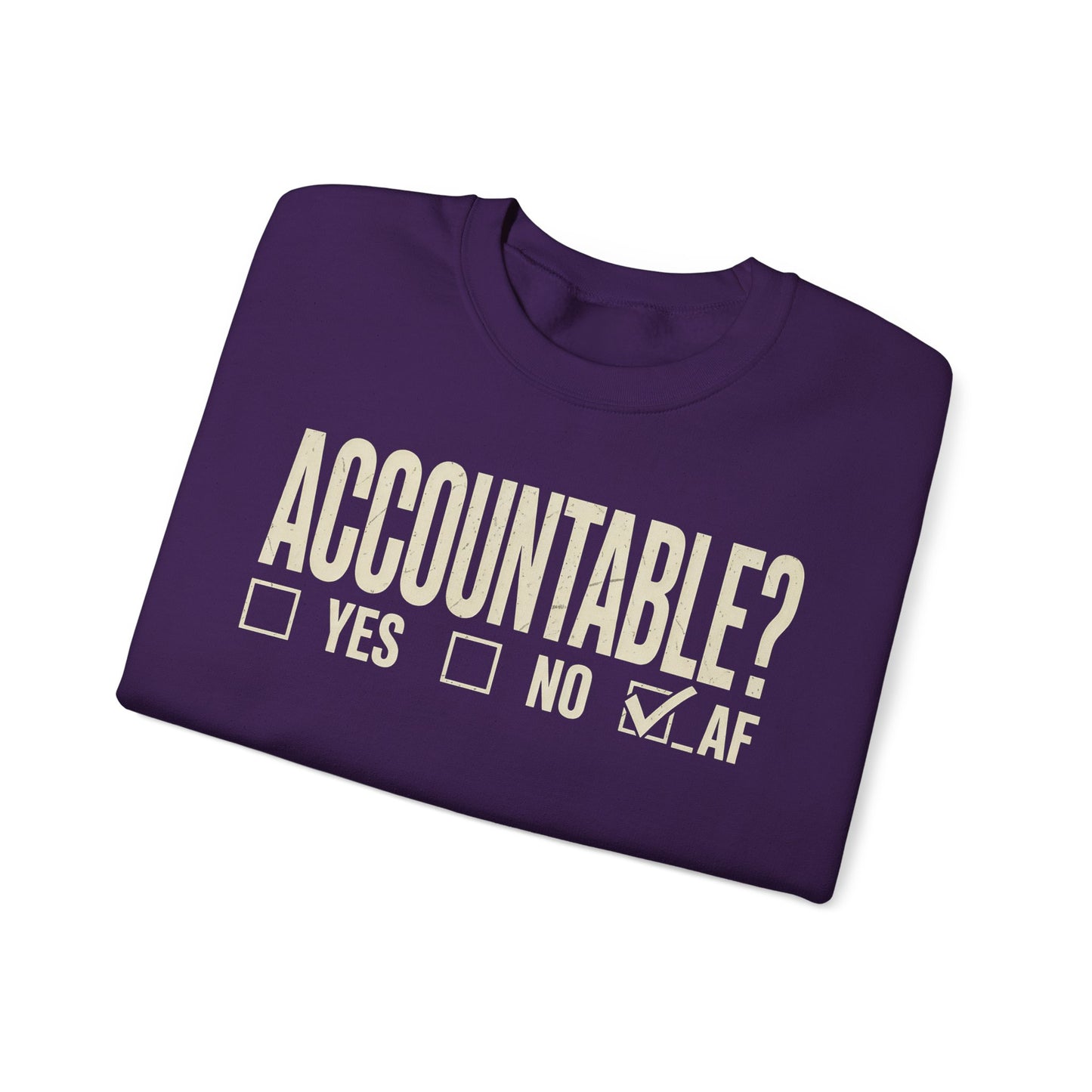 Accountable AF | Unisex Heavy Blend™ Crewneck Sweatshirt