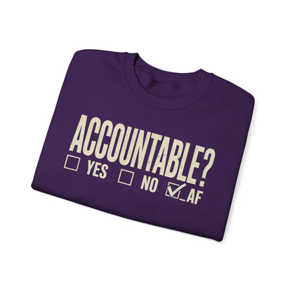 Accountable AF | Unisex Heavy Blend™ Crewneck Sweatshirt