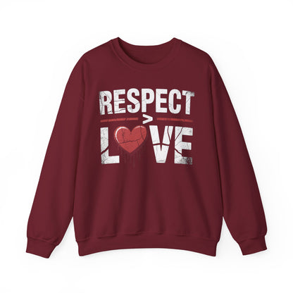 Respect > Love | Unisex Heavy Blend™ Crewneck Sweatshirt
