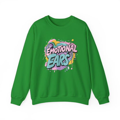 Emotional Ears (Paint) | Unisex Heavy Blend™ Crewneck Sweatshirt