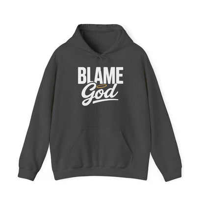 Blame God (Halo) | Unisex Heavy Blend™ Hooded Sweatshirt