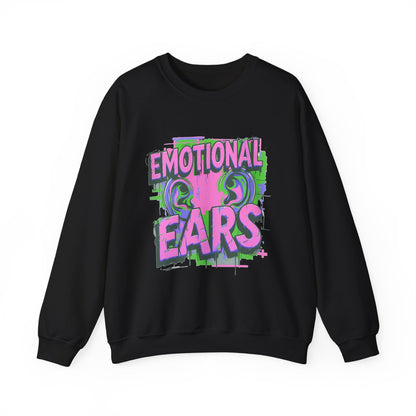 Emotional Ears (Splash) | Unisex Heavy Blend™ Crewneck Sweatshirt