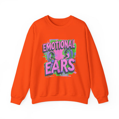 Emotional Ears (Splash) | Unisex Heavy Blend™ Crewneck Sweatshirt