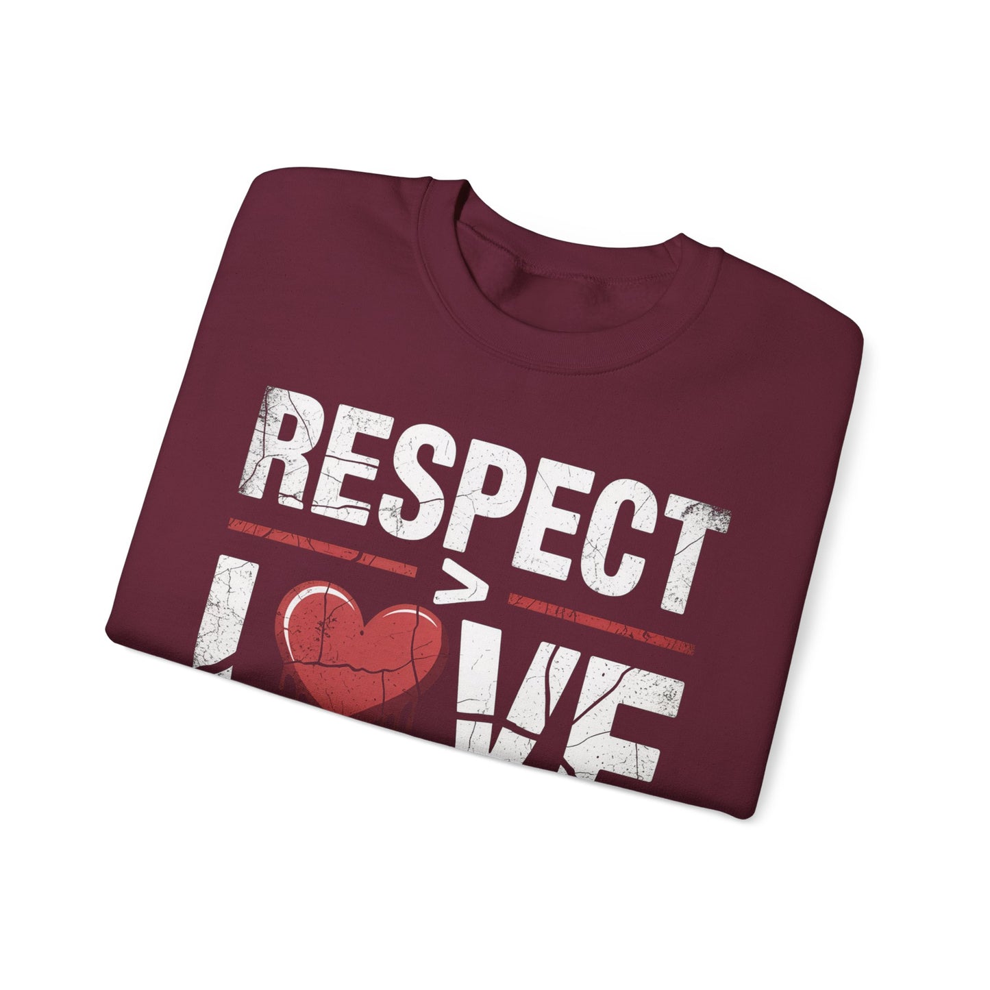 Respect > Love | Unisex Heavy Blend™ Crewneck Sweatshirt