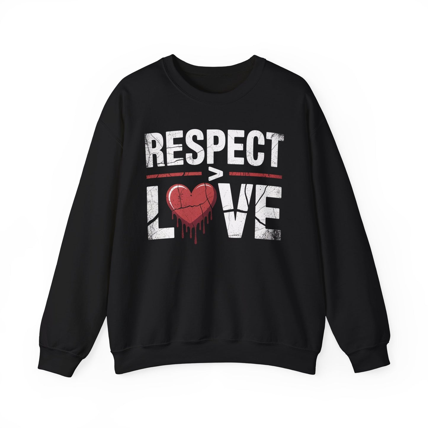 Respect > Love | Unisex Heavy Blend™ Crewneck Sweatshirt