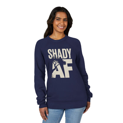 Shady AF | Unisex Sponge Fleece Raglan Sweatshirt