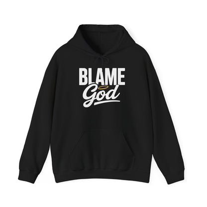 Blame God (Halo) | Unisex Heavy Blend™ Hooded Sweatshirt