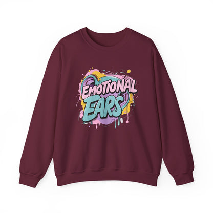 Emotional Ears (Paint) | Unisex Heavy Blend™ Crewneck Sweatshirt