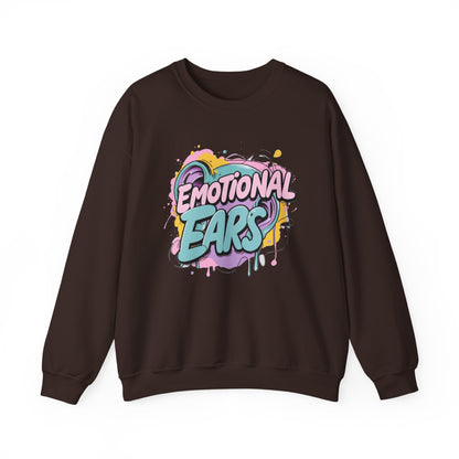 Emotional Ears (Paint) | Unisex Heavy Blend™ Crewneck Sweatshirt