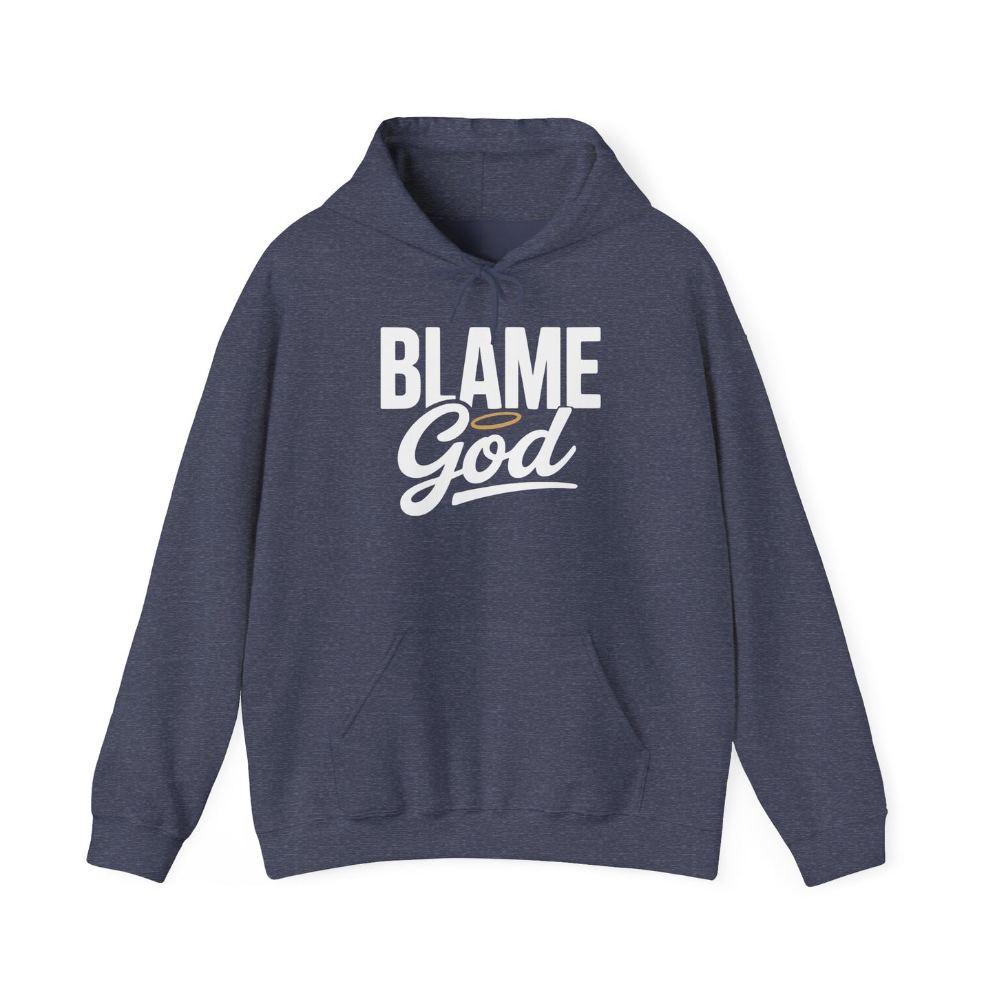 Blame God (Halo) | Unisex Heavy Blend™ Hooded Sweatshirt