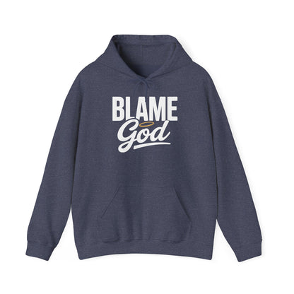 Blame God (Halo) | Unisex Heavy Blend™ Hooded Sweatshirt