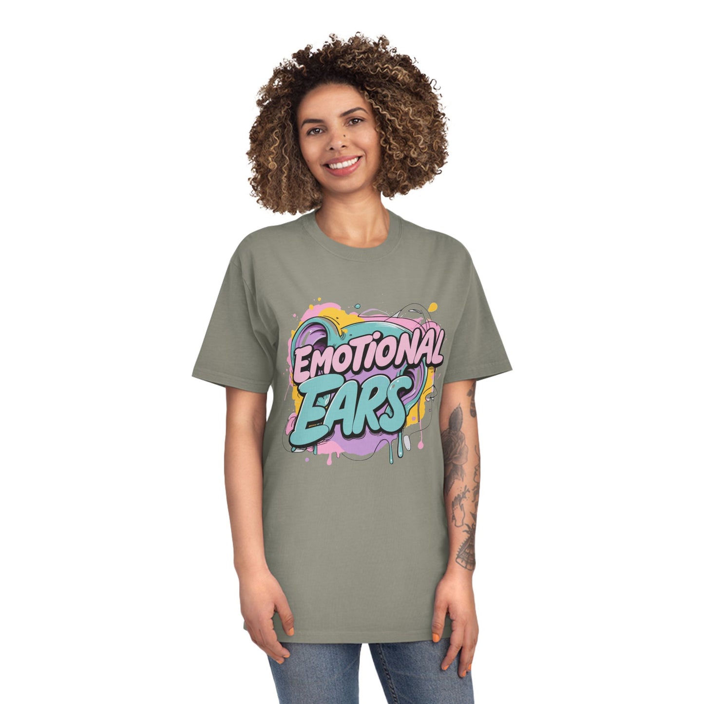 Emotional Ears (Paint) | Unisex Faded Shirt