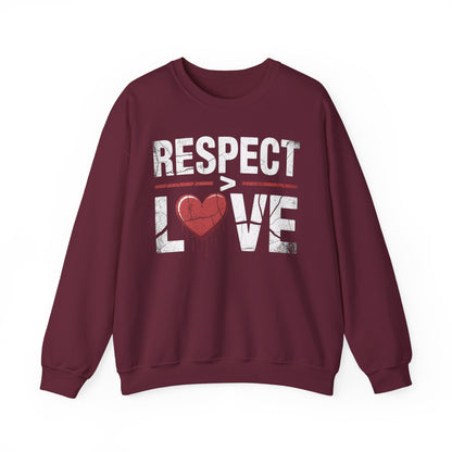 Respect > Love | Unisex Heavy Blend™ Crewneck Sweatshirt
